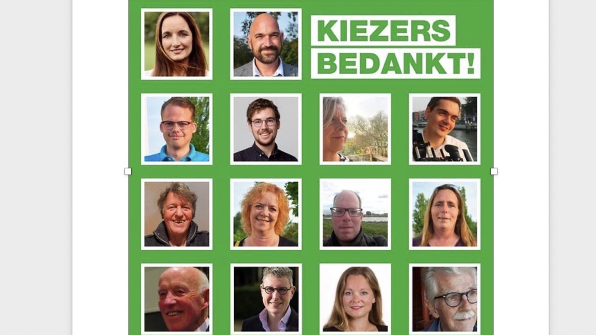 2 Zetels Voor GroenLinks In De Hoeksche Waard | GroenLinks Hoeksche Waard